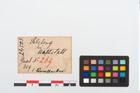 Etikett zu Beinnadelspitzenschoner (NHMW-PRAE-024505)